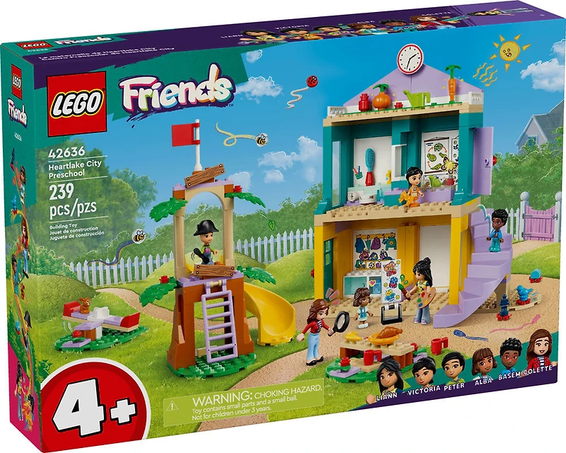 LEGO Friends Heartlake City Preschool Classroom Playset, Kindergarten Creative Pretend Play 42636