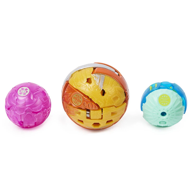 Bakugan Evolutions, Coffret Platinum Power Up Shartktar avec Nano Widow et Sludgem