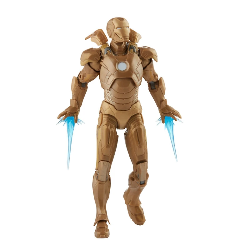 Hasbro Marvel Legends Series, 2 figurines de 15 cm, Happy Hogan et Iron Man Mark 21, personnages Infinity Saga - Notre exclusivité