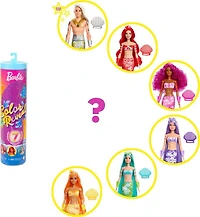 Barbie Color Reveal Mermaid Doll with 7 Surprises, Rainbow Mermaid Series - Styles May Vary