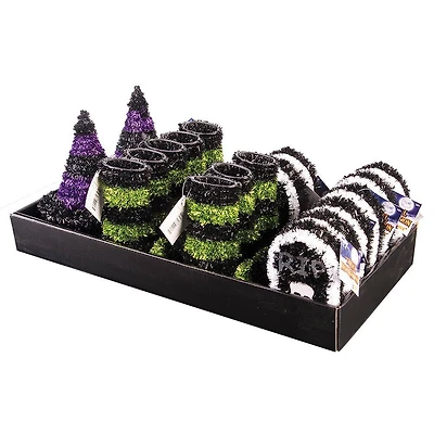 Décoration d'Halloween en mini-guirlande brillante