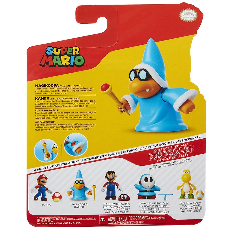 World of Nintendo 4" Figures - Magikoopa with Wand
