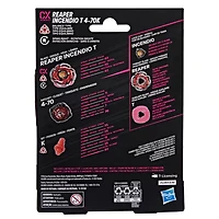 Beyblade X, Starter Pack Reaper Incendio T 4-70K  CX avec toupie et lanceur