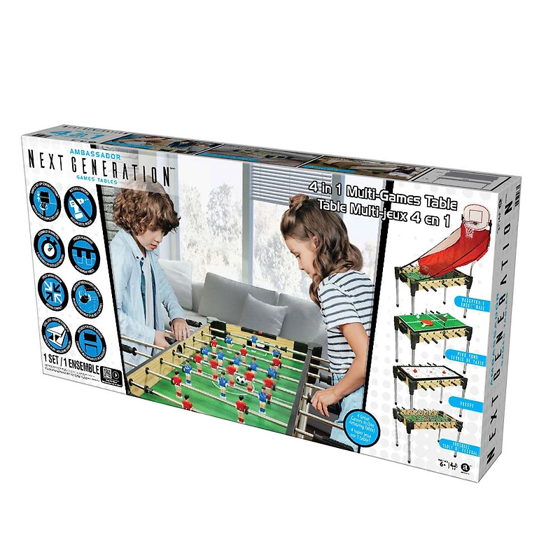 36" (92cm) 4-in-1 Games Table
