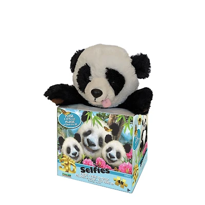 Prime 3D: Puzzle selfie avec peluche Howard Robinson Panda - 48 pièces