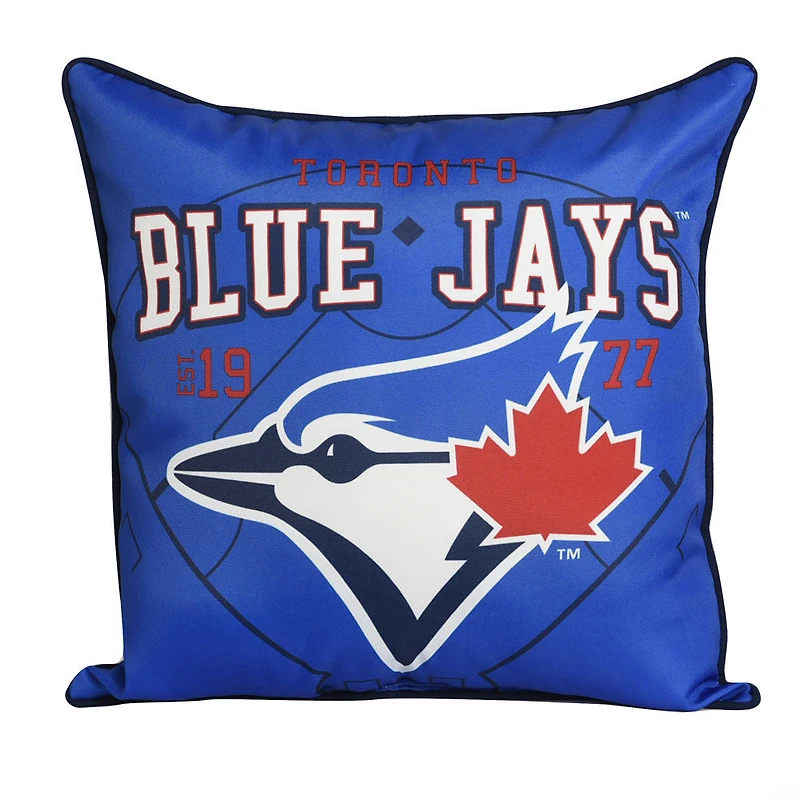 MLB Toronto Blue Jays Reversible Décor Pillow, 18”x18”