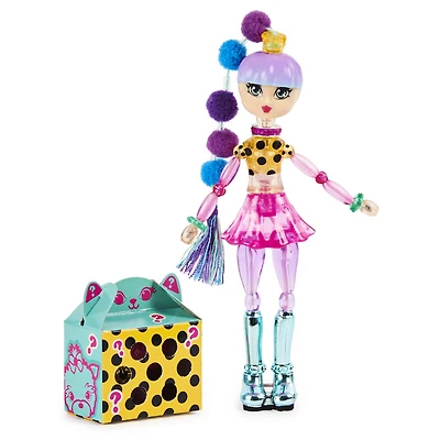 Twisty Girlz, Poupée à transformer en bracelet à collectionner Lil Gemz avec Twisty Petz mystère