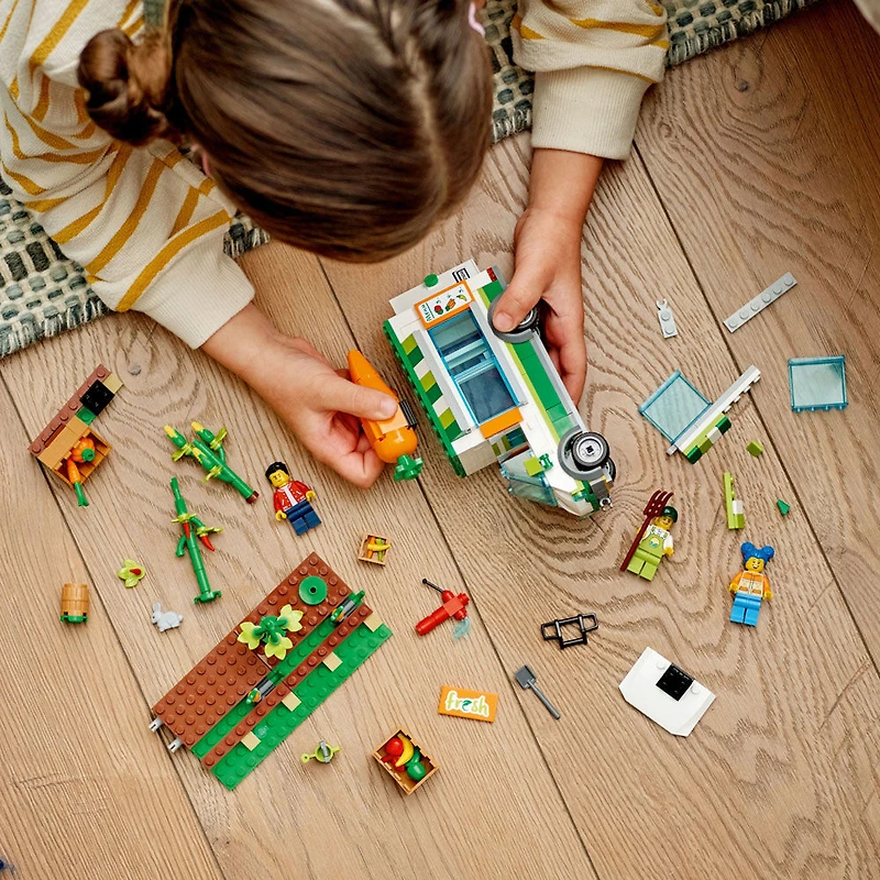 LEGO City La camionnette du marché fermier 60345 Ensemble de construction (310 pièces)