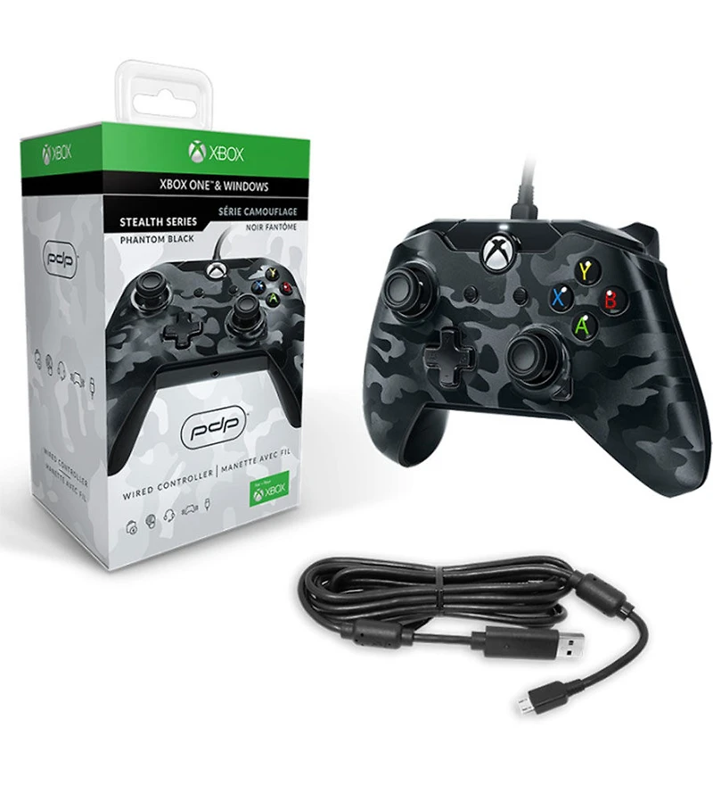 Xbox One Controller Wired Camo