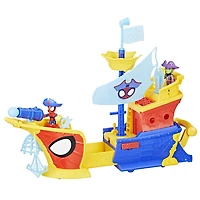 Marvel Spidey and his Amazing Friends Water-Webs Webs Ahoy Bubble Pirate Ship Toy