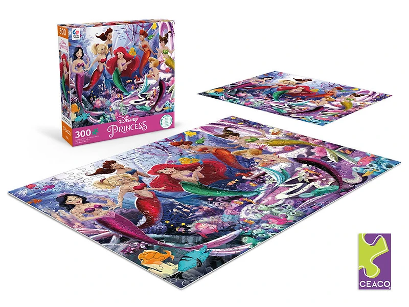 Disney 300 Pièces Surdimensionnées - Ariel Et Ses Soeurs - Puzzle 300 Pièces