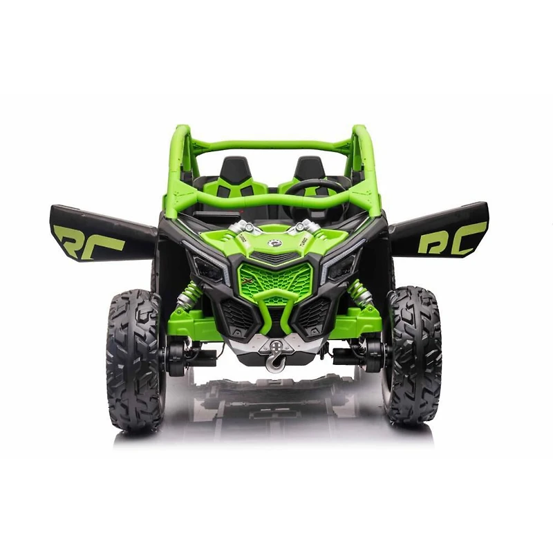 KIDSVIP Can-Am Maverick 2X24V Buggy UTV 4X4 pour enfants et tout-petits avec RC