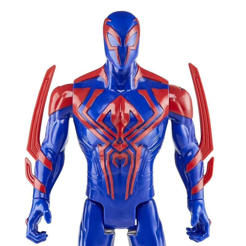 Marvel Spider-Man: Across the Spider-Verse Titan Hero Series Spider-Man 2099 Toy, 12-Inch-Scale Figure