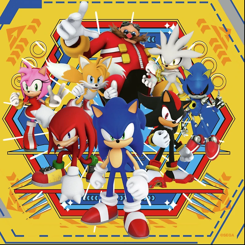 Ravensburger - Sonic Le Hérisson 3x49