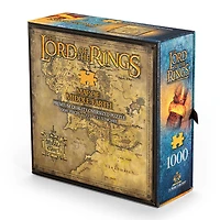 The Noble Collection The Lord of the Rings Map of Middle-earth casse-tête de 1000 pièces - Édition anglaise