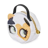 Micro Purse Pets, Chaton 24K Kitt-tea, Petit sac à main élégant qui lève les yeux au ciel