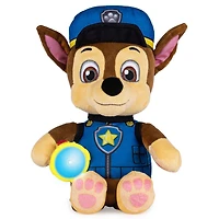 PAW Patrol, Peluche Chase à câliner avec lampe torche et effets sonores