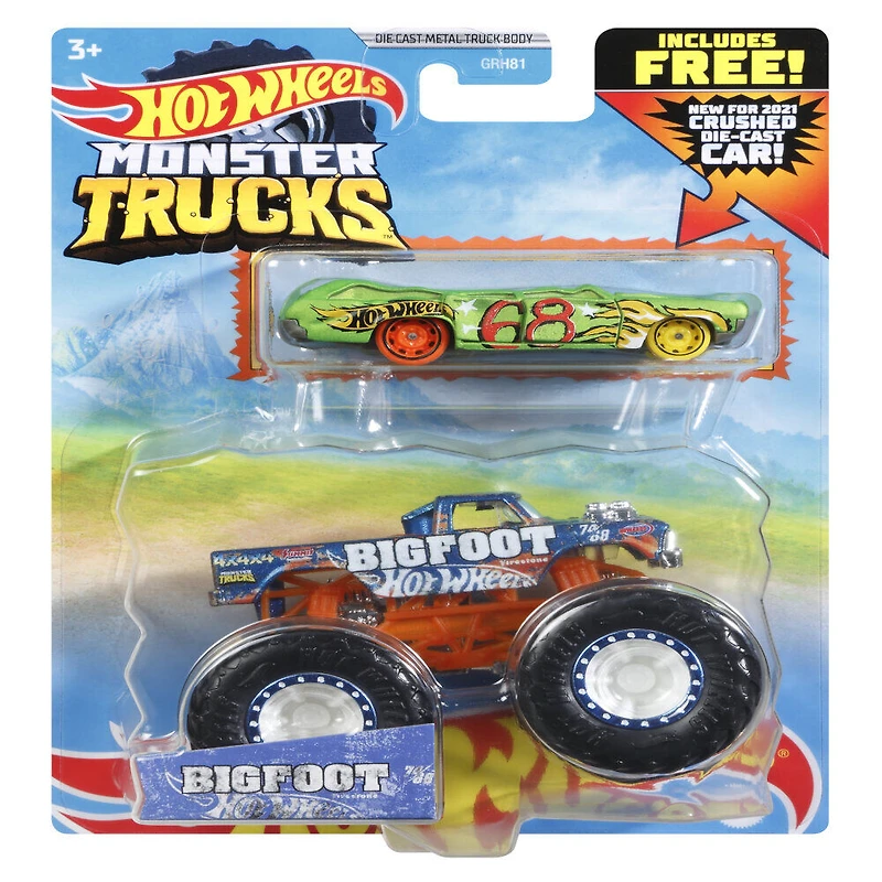 Hot Wheels - Monster Trucks - Coffret de 2véhicules
