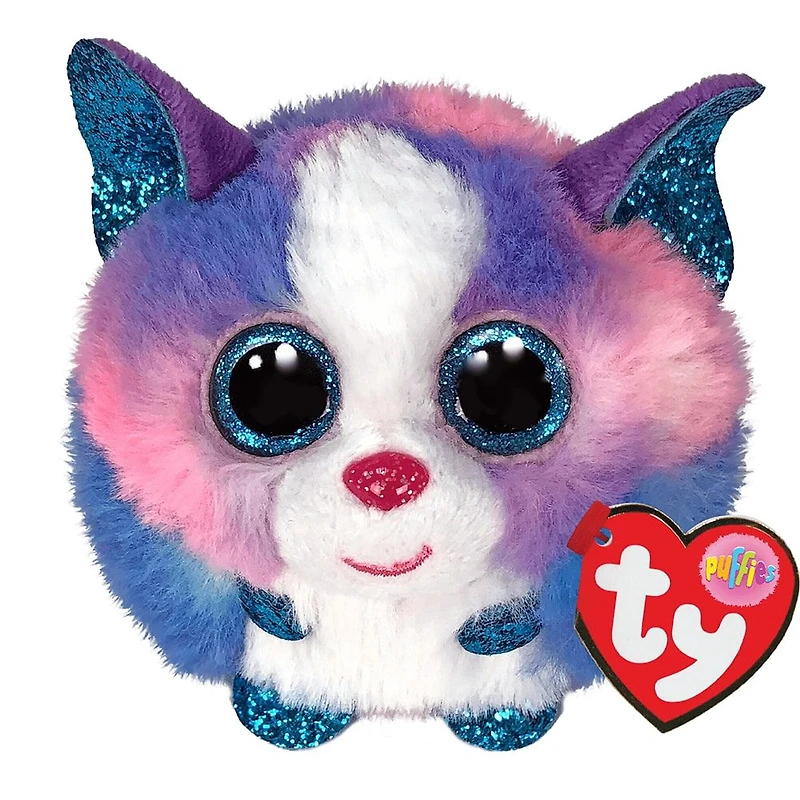 Ty Puffies Cleo Multicolor Husky