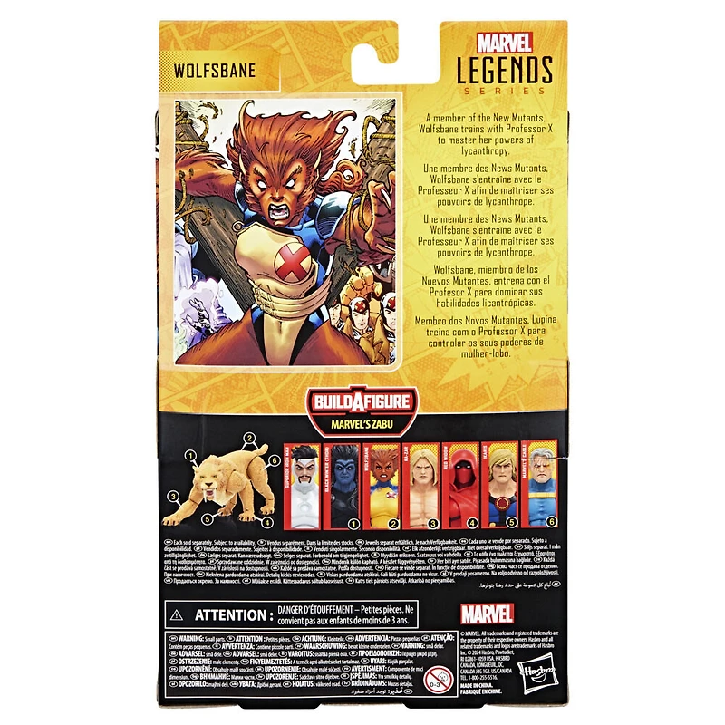 Marvel Legends Series Wolfsbane Comics Action Figure