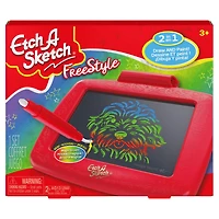 Etch A Sketch Freestyle, tablette à dessin avec stylet/stylo 2 en 1 et pinceau, écran magique