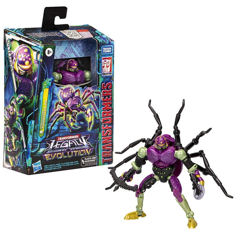 Transformers Generations Legacy Evolution, figurine Predacon Tarantulas classe Deluxe de 14 cm