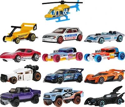 Véhicules jouets 1968 et les pistes Hot Wheels