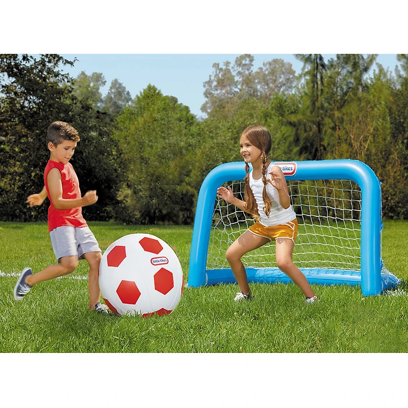 Jeu de soccer Little TikesMD Totally Huge SportsMC avec gros ballon gonflable de soccer et but