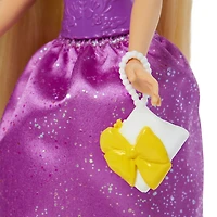 Disney Princess, Princesse et surprises, poupée mannequin Raiponce, 10 vêtements et accessoires