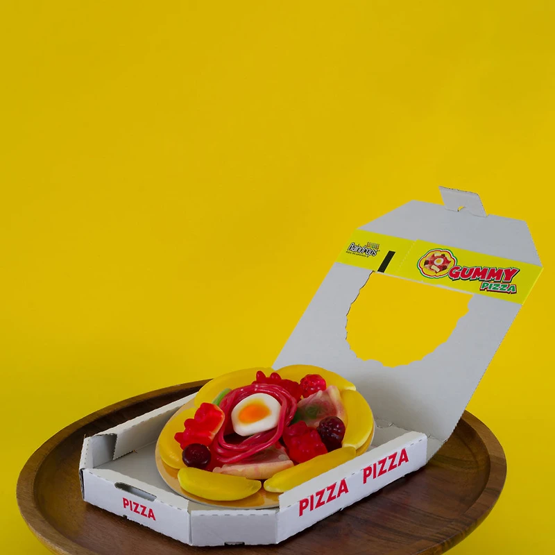 Pizza gélatine Raindrops