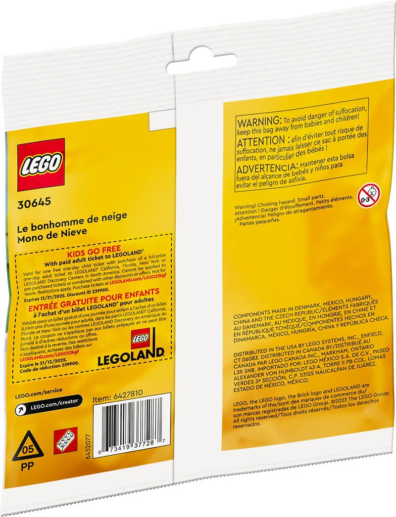 LEGO Creator Le bonhomme de neige 30645