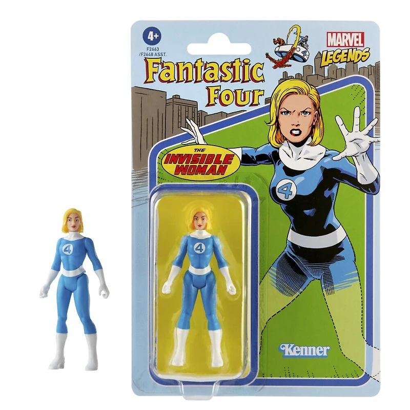 Marvel Legends Series Retro 375, figurine de collection Invisible Woman