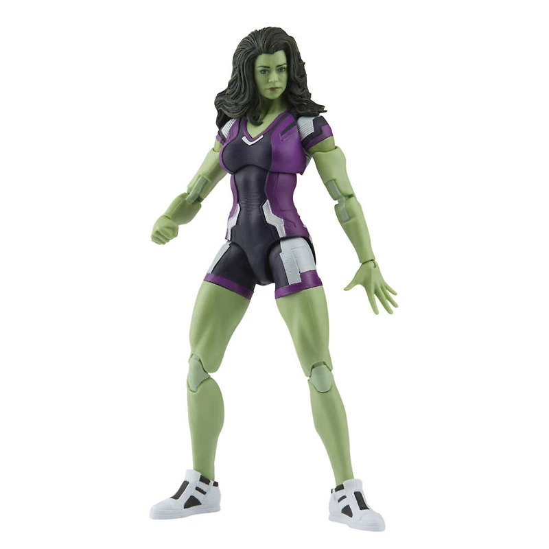 Marvel Legends Series, figurine de collection She-Hulk de 15 cm de la série MCU Disney+ She-Hulk, 2 accessoires et 1 pièce Build-a-Figure