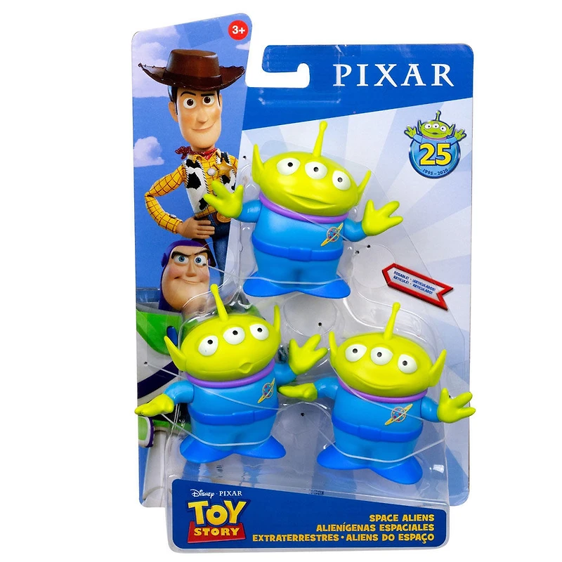 Extraterrestres du film "Histoire de jouets» ("Toy Story») de Disney/Pixar, coffret de 3 figurines