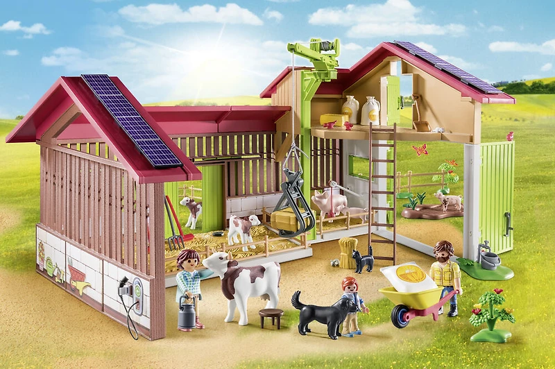 Playmobil - Ferme avec panneaux solaires