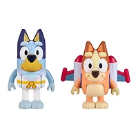 Bluey Figure 2Pack Action Hero Bluey et Bingo
