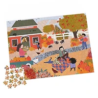 Puzzles Spin Master, Puzzle Le champ de citrouilles, Puzzle de 500 pièces par l'artiste Fiona Lee avec poster décoratif