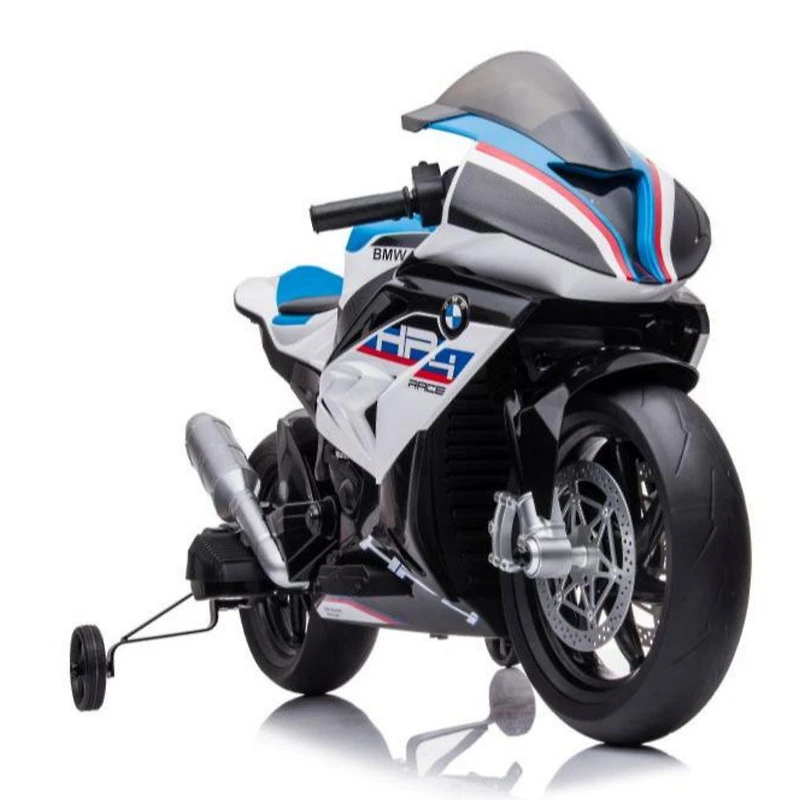 KIDSVIP Moto sous licence BMW HP4 12 V avec roues en caoutchouc