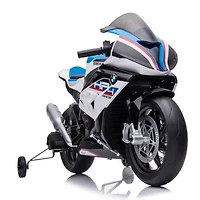 KIDSVIP Moto sous licence BMW HP4 12 V avec roues en caoutchouc