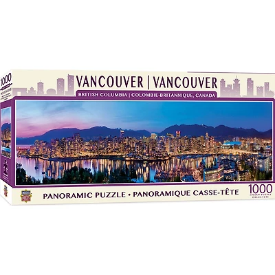 Masterpieces Puzzle Company Blakeway Panoramas - Vancouver 1000 Piece Panoramic Puzzle