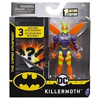 BATMAN, Figurine articulée KILLER MOTH de 10 cm avec 3 accessoires mystère