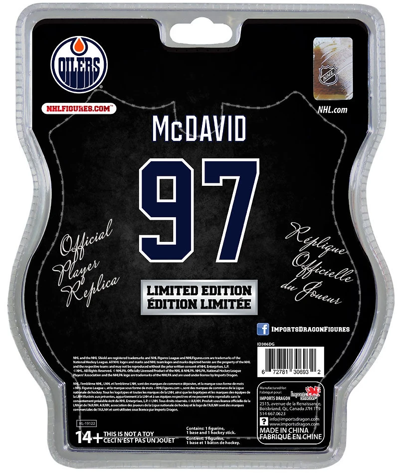 Connor McDavid Edmonton Oilers 6" NHL Figure
