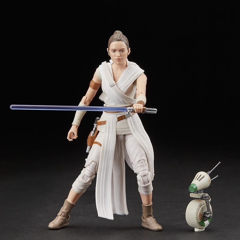 Star Wars The Black Series Rey and D-O 6-inch Scale: The Rise of Skywalker Collectible
