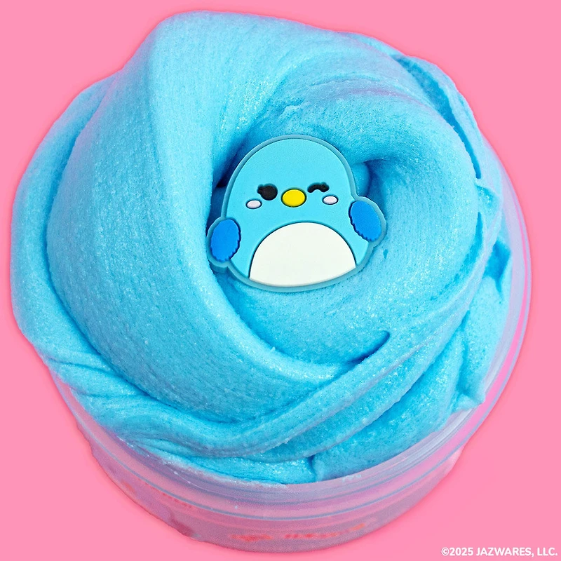 Original Squishmallows Bebe the Bluebird Premium Cloud Slime, Blueberry-Scented
