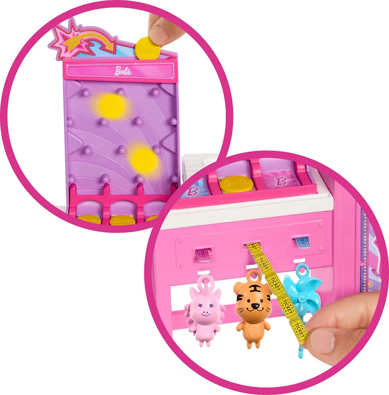 Barbie Mysteries: Beach Detectives Barbie "Malibu" Doll, Cotton Candy Game Playset & Accessories