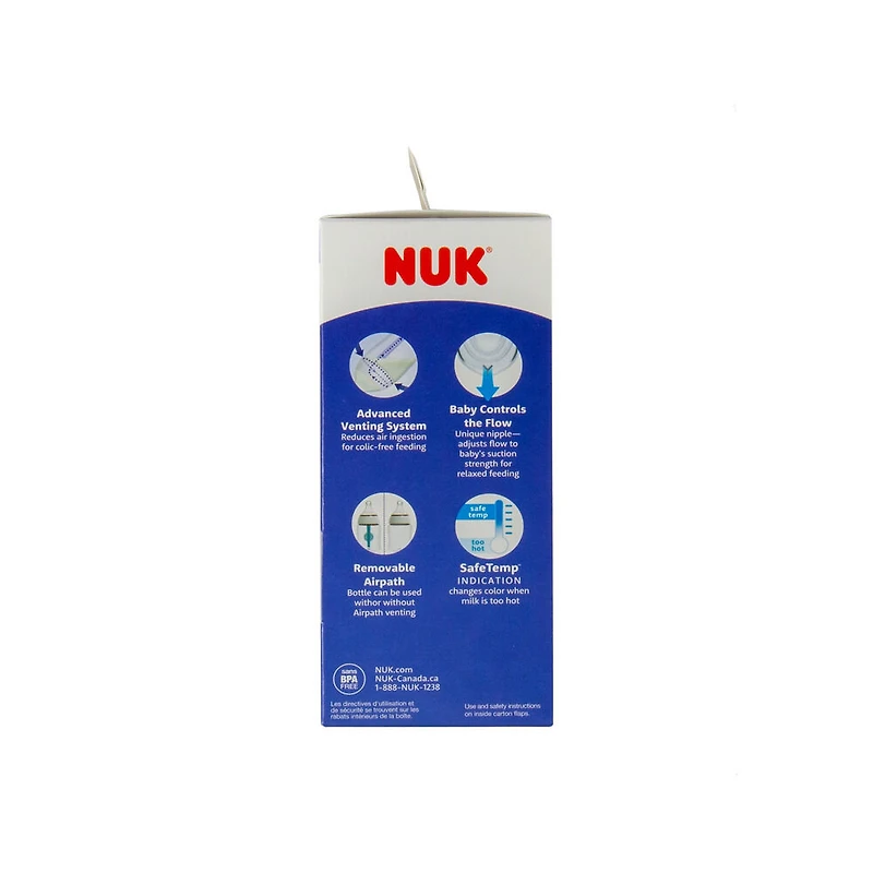 NUK Smooth Flow Pro Anti-Colic Bottle, 5oz, 1PK