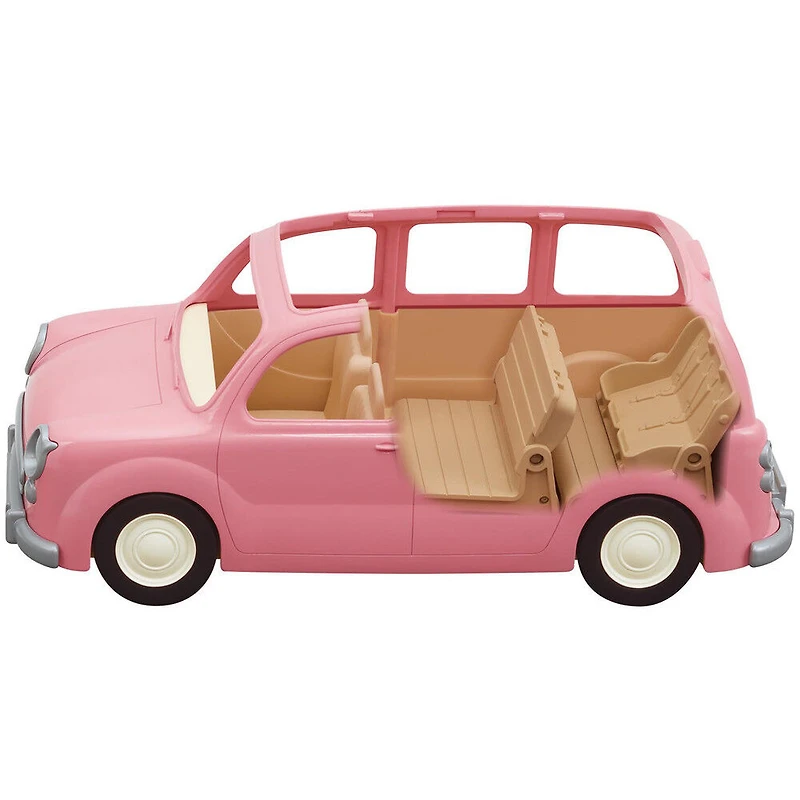 Calico Critters Family Picnic Van, Véhicule jouet pour poupées avec accessoires de pique-nique