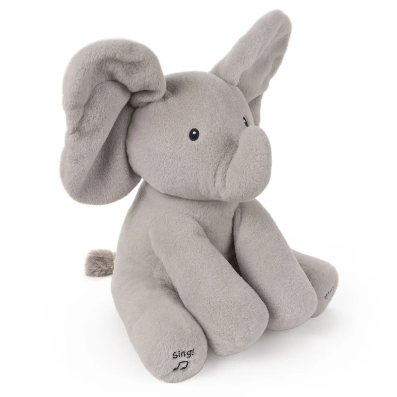 Baby GUND, Peluche animée Flappy l'éléphant, gris, 30,5 cm