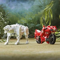 Transformers: Rise of the Beasts, Beast Alliance, pack de 2 figurines Beast Combiners Arcee et Silverfang, 12,5 cm