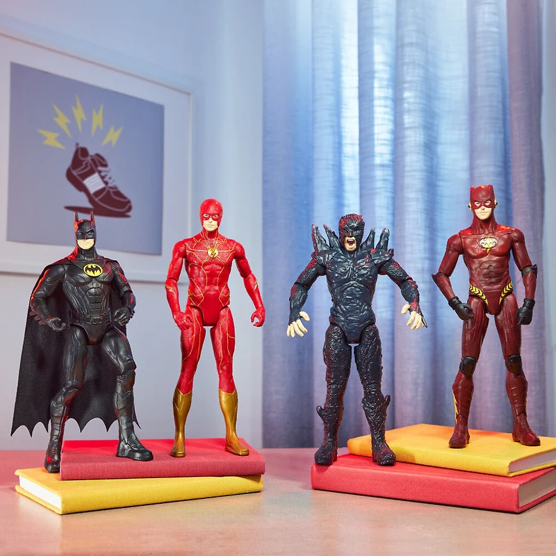 DC Comics, Figurine articulée Dark Flash de 30,5 cm, objets à collectionner du film Flash